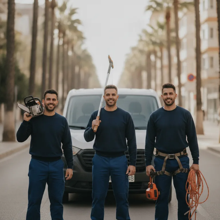 Tala de Árboles equipo en Castello de la Plana